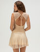 WEST OF MELROSE Womens Lace Ruched Dress image number 4