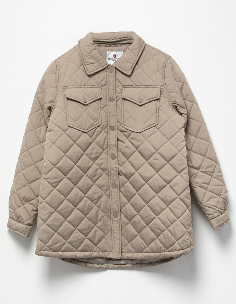 URBAN REPUBLIC Womens Quilted Shacket image number 3