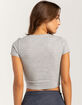 HEART & HIPS Trim Neck Womens Tee image number 4