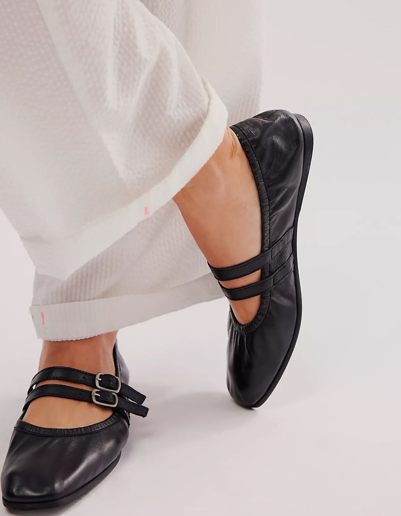 FREE PEOPLE Gemini Ballet Womens Flats BLACK Tillys