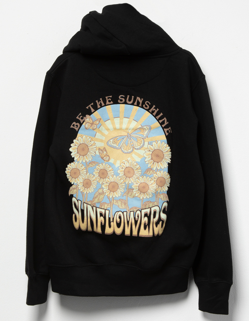 FULL TILT Sunflowers Girls Zip-Up Hoodie image number 0