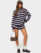 EDIKTED Amaris Oversized Striped Sweater image number 5