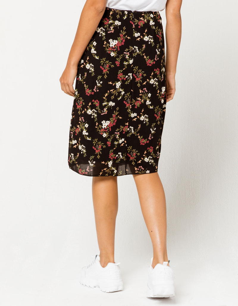 IVY & MAIN Ditsy Midi Skirt image number 3