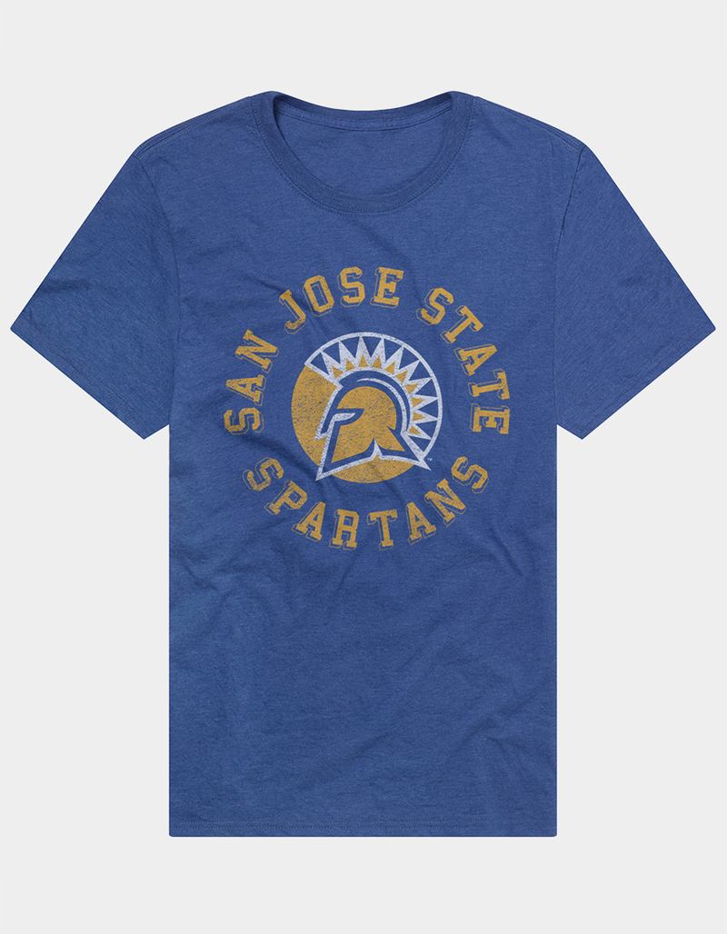 SAN JOSE STATE UNIVERSITY Classic Retro Stamp Mens Short Sleeve Tee image number 0