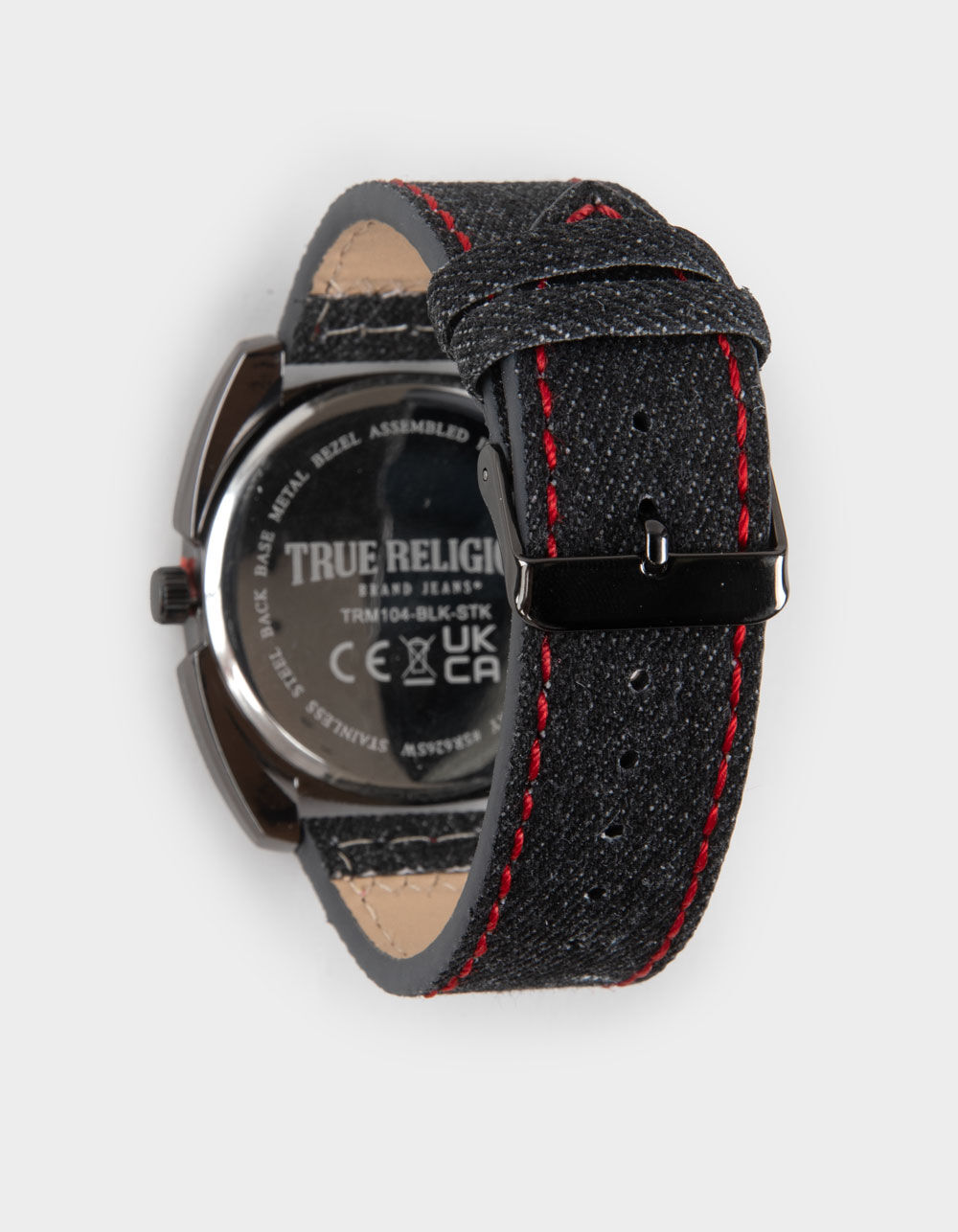 TRUE RELIGION Denim Watch - BLK/RED - ONE SIZE | Tillys