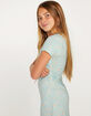 VOLCOM Cryptogram Girls Short Sleeve Dress image number 2