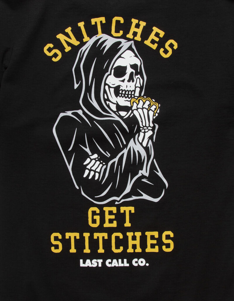 LAST CALL CO. Snitches Mens TShirt BLACK 411808100