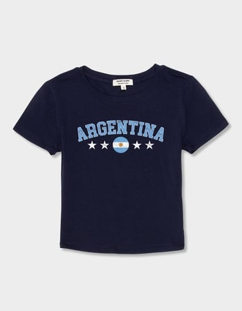 ARGENTINA Flag Soccer Womens Baby Tee Alternative Image
