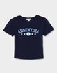 ARGENTINA Flag Soccer Womens Baby Tee image number 2