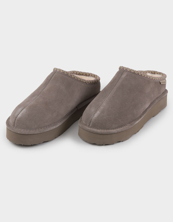 BEARPAW Martis Womens Suede Slippers Primary Image