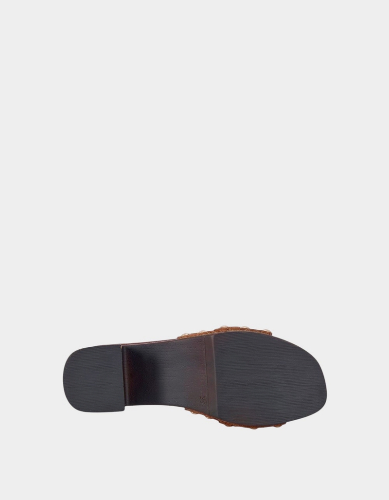 AZALEA WANG Epsilon Genuine Suede Womens Flatform Sandals image number 4