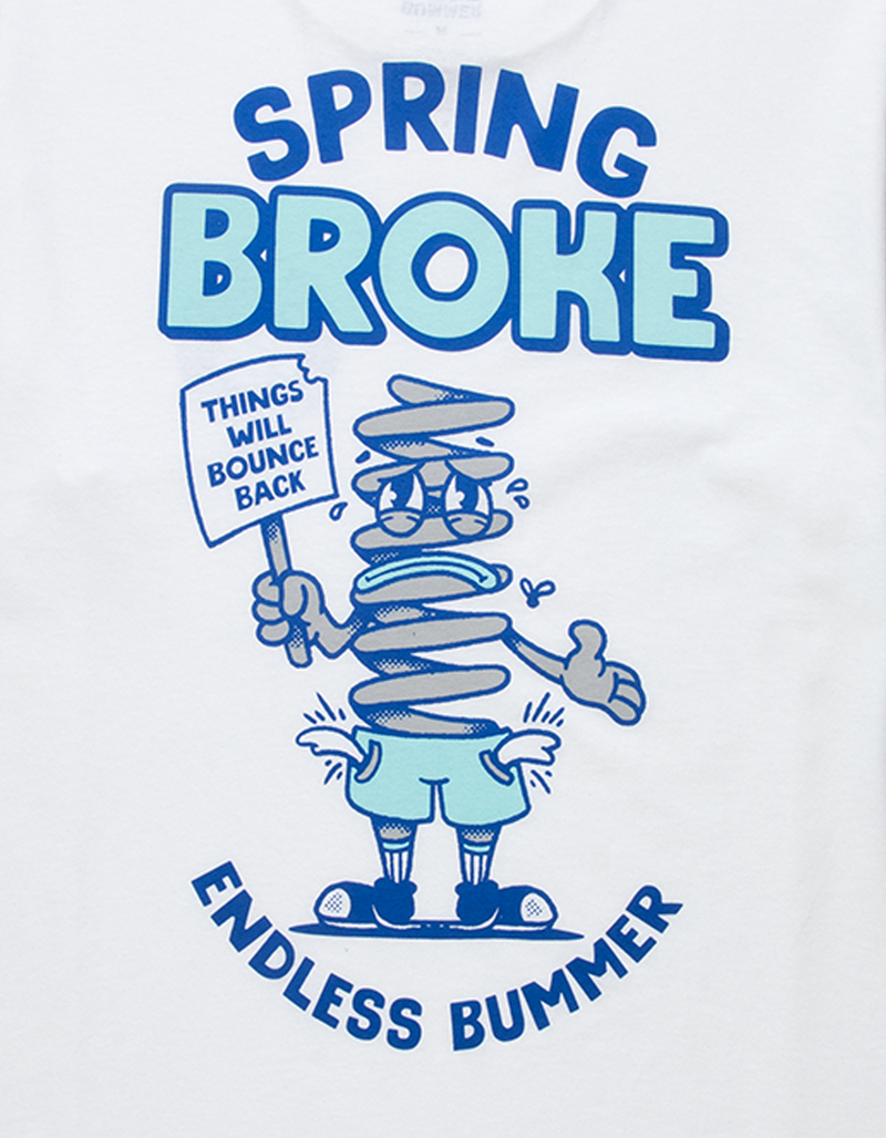 ENDLESS BUMMER Broke Mens Tee image number 2