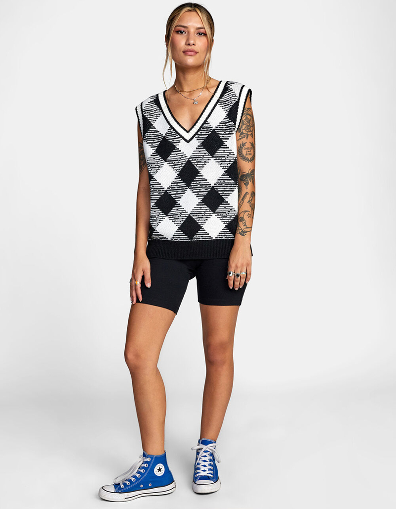 RVCA Forget Me Not Womens Oversized Sweater Vest image number 3