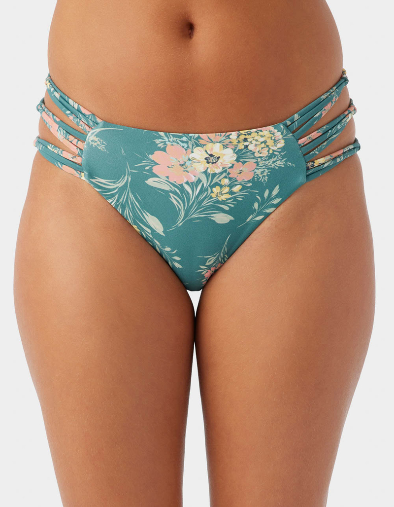 O'NEILL Naya Floral Boulders Mid-Rise Full Bikini Bottoms image number 0