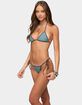 EDIKTED Ilona Reversible Striped Triangle Bikini Top image number 2