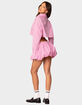 EDIKTED Hila Pinstripe Cropped Button Up Shirt image number 5