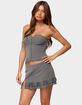 EDIKTED Mona Lacey Pinstripe Strapless Corset image number 2