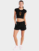 ARIZONA STATE UNIVERSITY Distressed Primary Logo Womens Baby Rib Tee image number 2