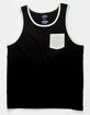 BLUE CROWN Mens Pocket Tank Top image number 1