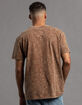 RSQ Mens Acid Wash Oversized Tee image number 5