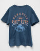 SALT LIFE Await Paradise Girls Tee image number 1