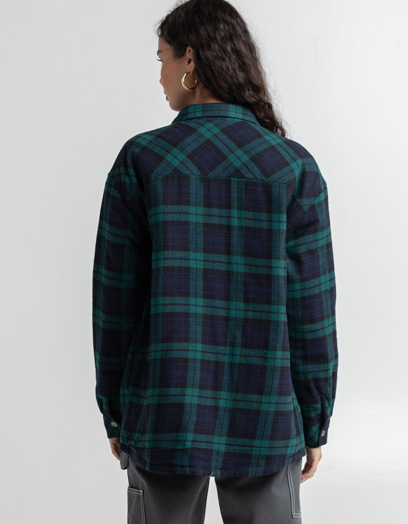 DICKIES Flannel Oversized Womens Jacket image number 2