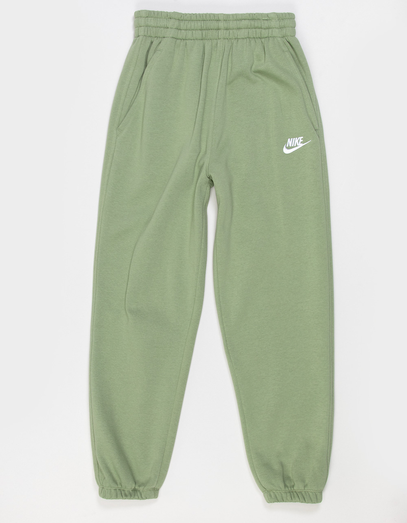 NIKE Sportswear Club Girls Oversized Fleece Joggers OLIVE Tillys