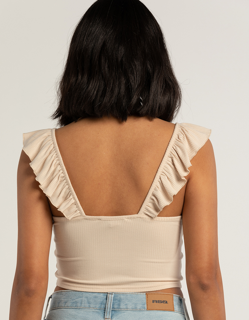 RSQ Womens Flutter Sleeve Cami image number 2