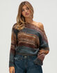 RSQ Womens Space Dye Sweater image number 1