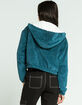 ASHLEY Sherpa Lined Corduroy Womens Jacket image number 3