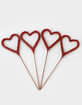 TOPS MALIBU Mini Red Heart Sparkler Set image number 2