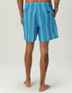 RSQ Mens Seersucker 6.5" Swim Trunks image number 5