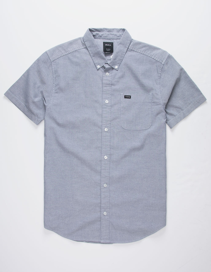 RVCA That'll Do Stretch Light Blue Mens Shirt image number 0