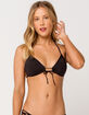EIDON Summer Black Push Up Bikini Top image number 1