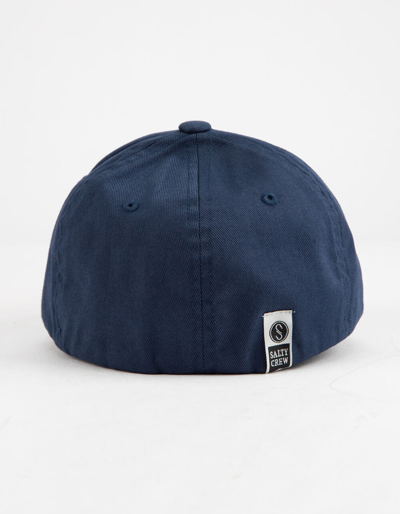 SALTY CREW Four Corners Navy Boys Flexfit Hat image number 1