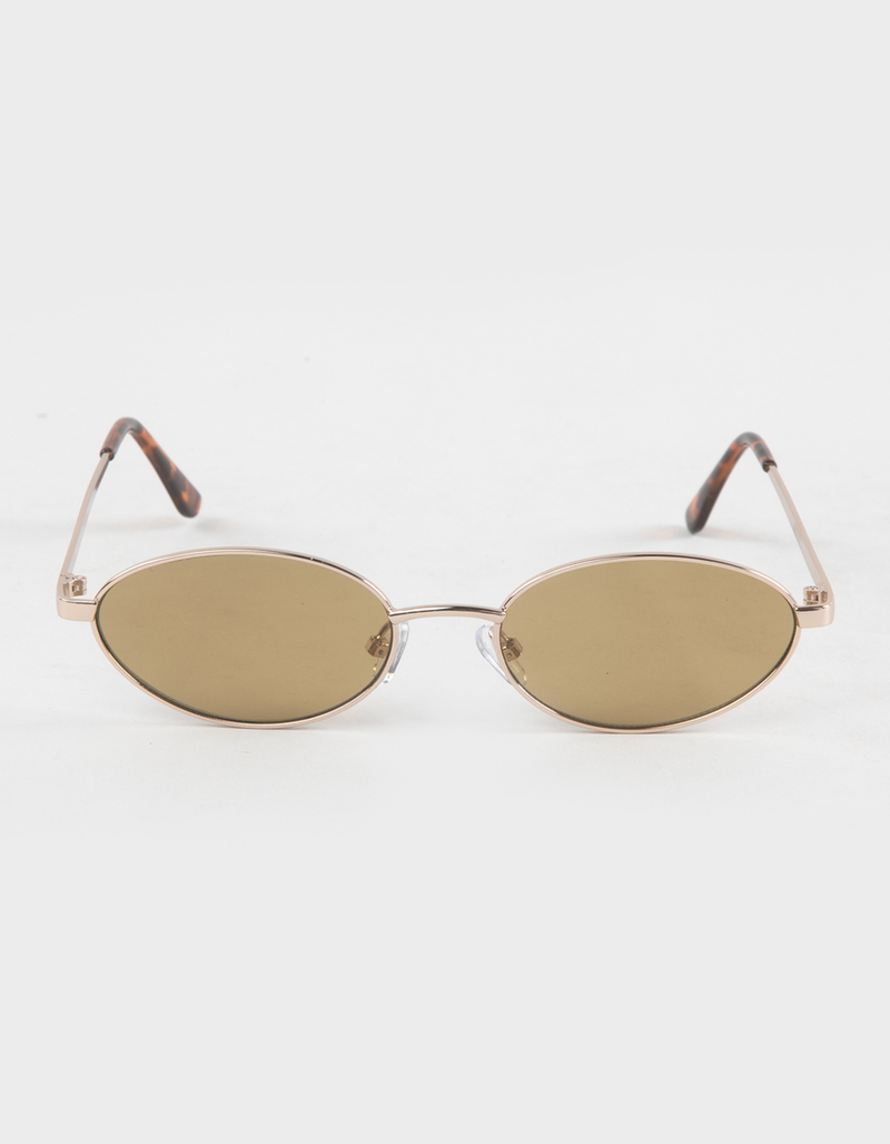 RSQ Oval Metal Sunglasses image number 1