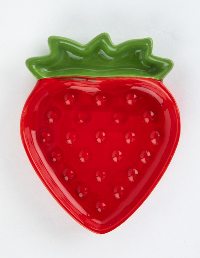TILLYS HOME Strawberry Trinket Dish image number 0