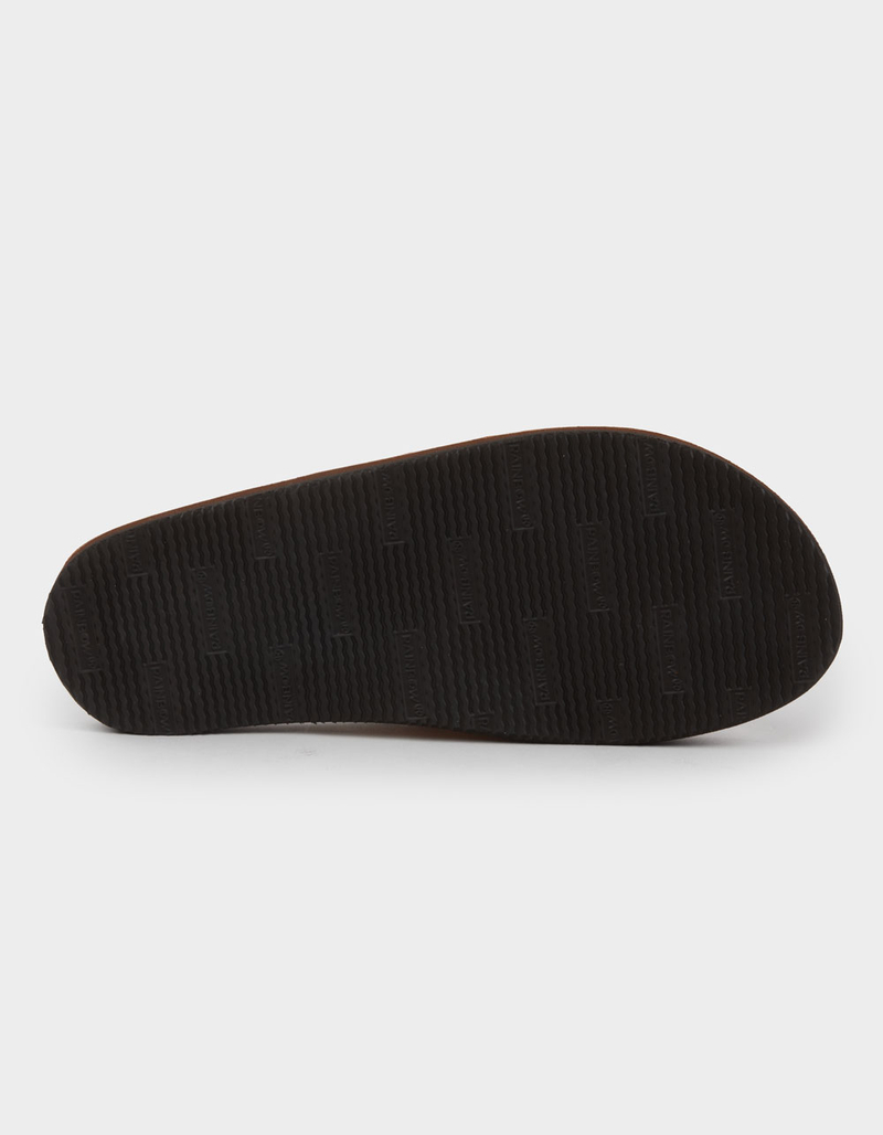 RAINBOW Single Layer Luxury Mens Leather Flip Flops image number 2