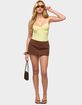 EDIKTED Gabriana Polka Dot Cupped Bodysuit image number 5