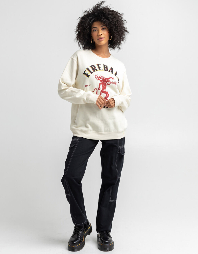 RIPPLE JUNCTION Fireball Boyfriend Womens Sweatshirt image number 3