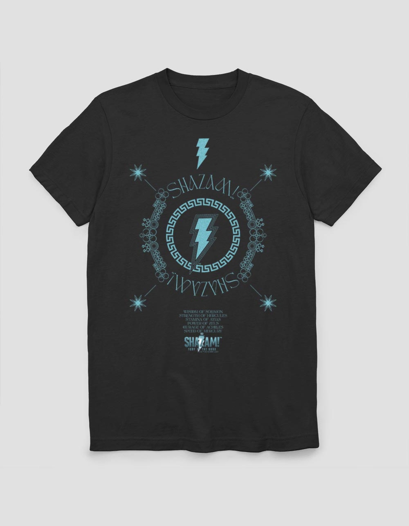 SHAZAM! FURY OF THE GODS Bolt Badge Unisex Tee image number 0