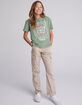 FIVESTAR GENERAL CO. Belted Crop Twill Girls Cargo Pants image number 5