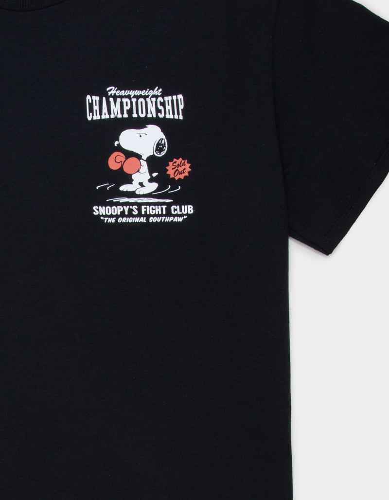 RIOT SOCIETY x Peanuts Fight Club Mens Tee image number 3