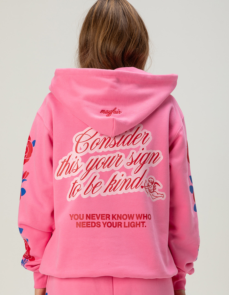 THE MAYFAIR GROUP Be Kind Classic Womens Hoodie image number 1