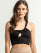 WEST OF MELROSE Cut Loose Womens One Shoulder Tank image number 5
