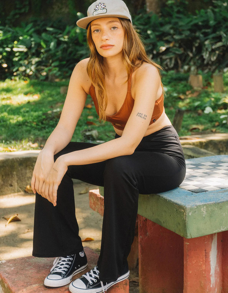 VOLCOM Lived In Lounge Womens Flare Leggings image number 4