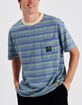 THE CRITICAL SLIDE SOCIETY Bone Yard Mens Stripe Pocket Tee image number 5