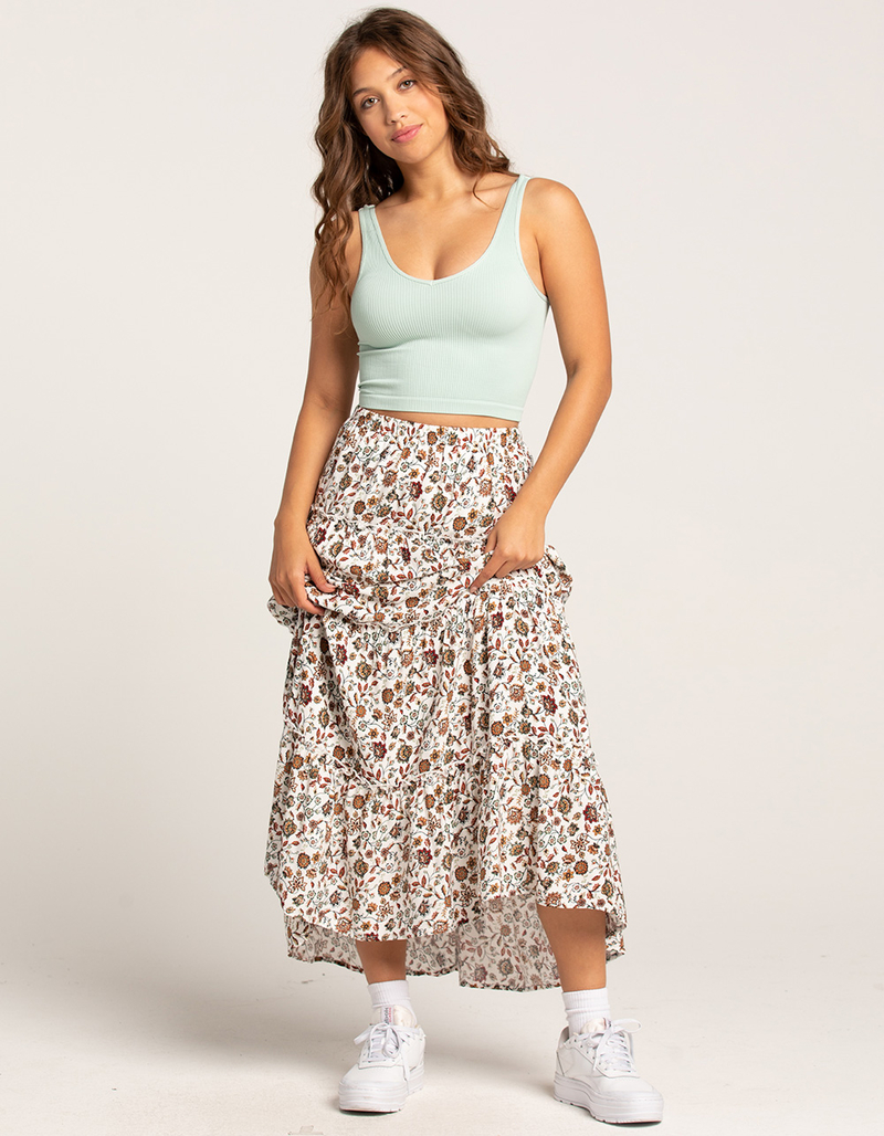 RSQ Womens Tiered Maxi Skirt image number 0