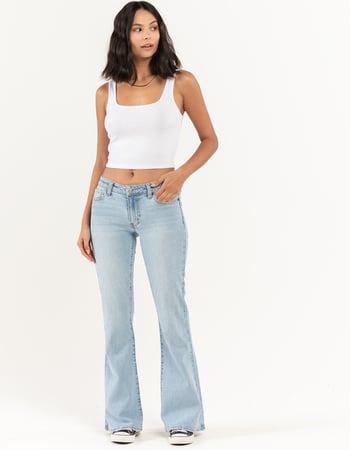 RSQ Womens Low Rise Flare Jeans Primary Image
