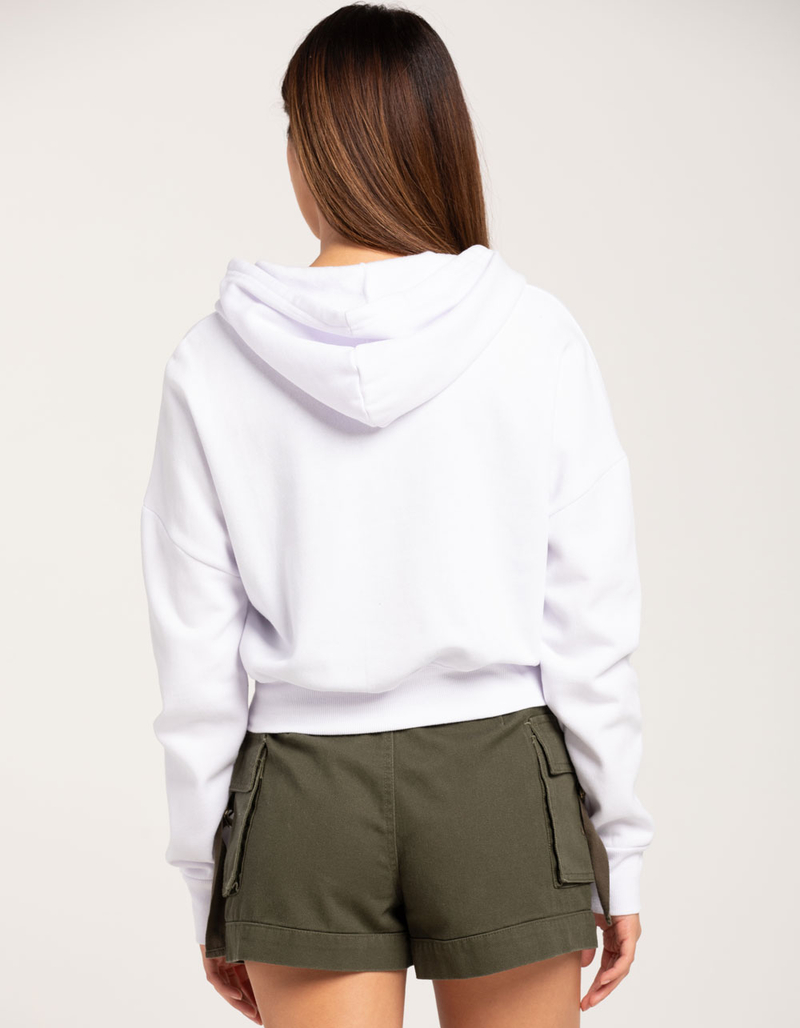 TILLYS Cropped Zip-Up Womens Hoodie image number 2